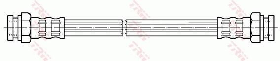 Flexible de frein (Durite de frein) TRW ref. PHA356