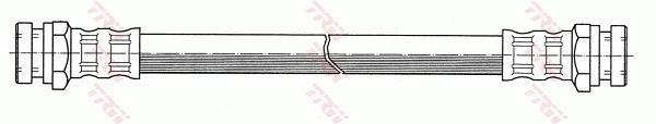Flexible de frein (Durite de frein) TRW ref. PHA376