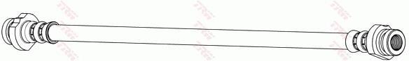 Flexible de frein (Durite de frein) TRW ref. PHA390