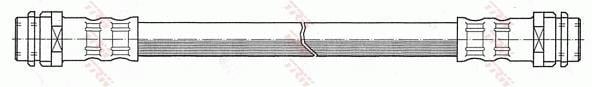 Flexible de frein (Durite de frein) TRW ref. PHA407