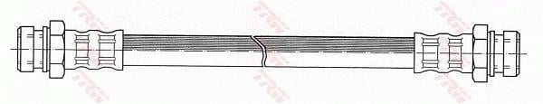 Flexible de frein (Durite de frein) TRW ref. PHA416