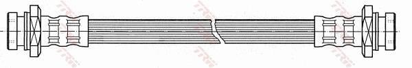 Flexible de frein (Durite de frein) TRW ref. PHA431