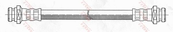 Flexible de frein (Durite de frein) TRW ref. PHA438