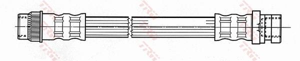 Flexible de frein (Durite de frein) TRW ref. PHA442