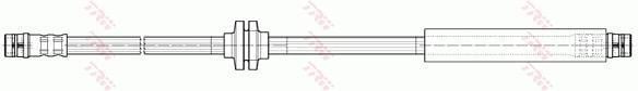 Flexible de frein (Durite de frein) TRW ref. PHA449