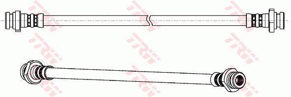 Flexible de frein (Durite de frein) TRW ref. PHA459