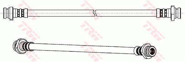 Flexible de frein (Durite de frein) TRW ref. PHA459