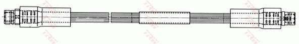 Flexible de frein (Durite de frein) TRW ref. PHA487