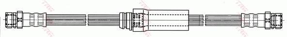 Flexible de frein (Durite de frein) TRW ref. PHA514