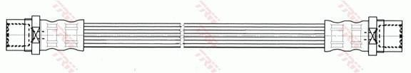 Flexible de frein (Durite de frein) TRW ref. PHA516