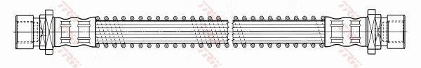 Flexible de frein (Durite de frein) TRW ref. PHA532