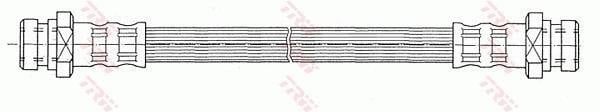 Flexible de frein (Durite de frein) TRW ref. PHA534