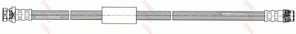 Flexible de frein (Durite de frein) TRW ref. PHA537
