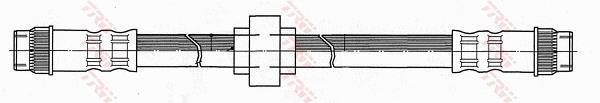 Flexible de frein (Durite de frein) TRW ref. PHA540