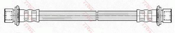 Latiguillo de freno TRW ref. PHA554
