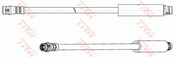 Flexible de frein (Durite de frein) TRW PHA570