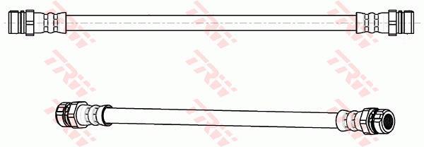 Flexible de frein (Durite de frein) TRW ref. PHA590