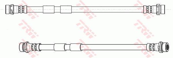 Flexible de frein (Durite de frein) TRW ref. PHA595