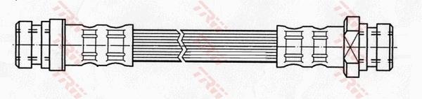 Flexible de frein (Durite de frein) TRW ref. PHA703