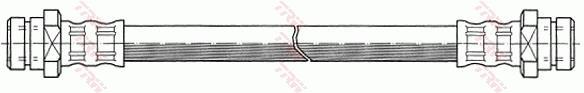 Flexible de frein (Durite de frein) TRW ref. PHA730