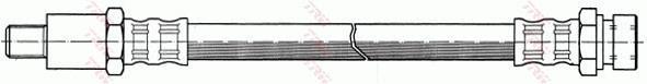 Flexible de frein (Durite de frein) TRW ref. PHB134