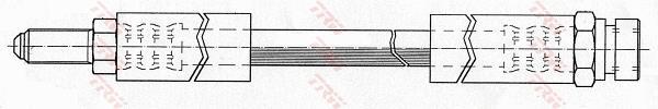 Latiguillo de freno TRW ref. PHB195