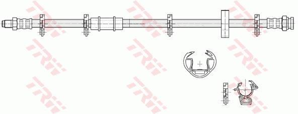 Latiguillo de freno TRW ref. PHB217
