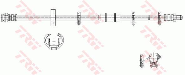 Latiguillo de freno TRW ref. PHB243