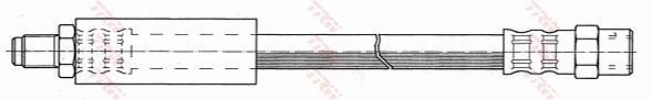 Latiguillo de freno TRW ref. PHB280