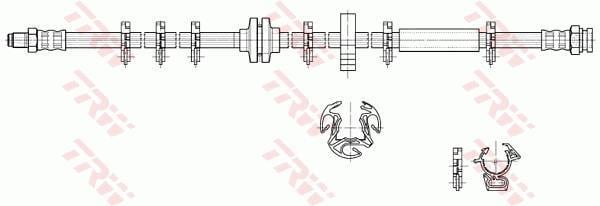 Latiguillo de freno TRW ref. PHB290