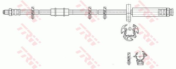 Latiguillo de freno TRW ref. PHB293