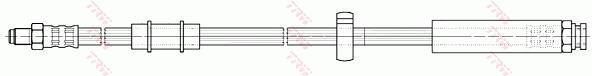 Latiguillo de freno TRW ref. PHB301