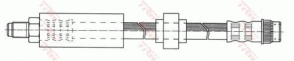 Latiguillo de freno TRW ref. PHB303