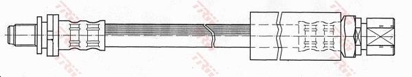 Latiguillo de freno TRW ref. PHB340