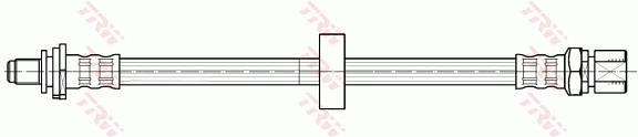 Flexible de frein (Durite de frein) TRW ref. PHB341