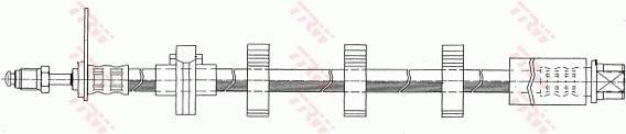 Latiguillo de freno TRW ref. PHB368