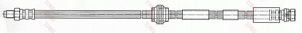 Flexible de frein (Durite de frein) TRW ref. PHB434