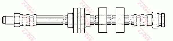 Flexible de frein (Durite de frein) TRW ref. PHB491