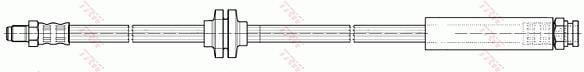 Latiguillo de freno TRW ref. PHB499