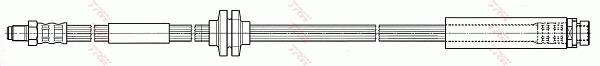 Latiguillo de freno TRW ref. PHB501