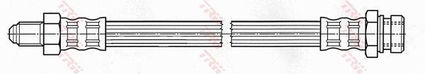 Flexible de frein (Durite de frein) TRW ref. PHB511