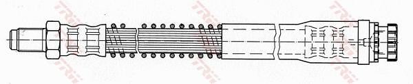 Flexible de frein (Durite de frein) TRW ref. PHB516