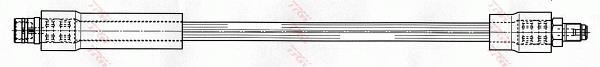 Flexible de frein (Durite de frein) TRW PHB524