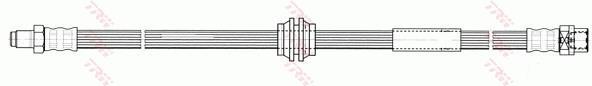Flexible de frein (Durite de frein) TRW ref. PHB528