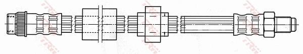 Latiguillo de freno TRW ref. PHB540