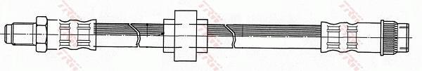 Flexible de frein (Durite de frein) TRW ref. PHB541