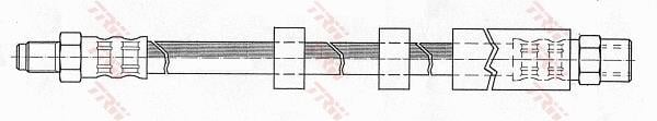 Latiguillo de freno TRW ref. PHB569