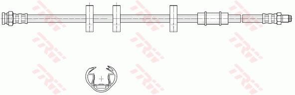 Latiguillo de freno TRW ref. PHB580