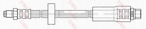 Latiguillo de freno TRW ref. PHB601