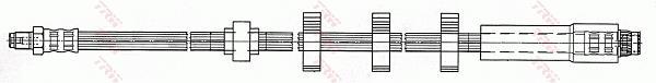 Latiguillo de freno TRW ref. PHB655